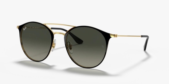 culos de Sol Ray Ban RB3546L  187/71 - Preto sobre ouro 